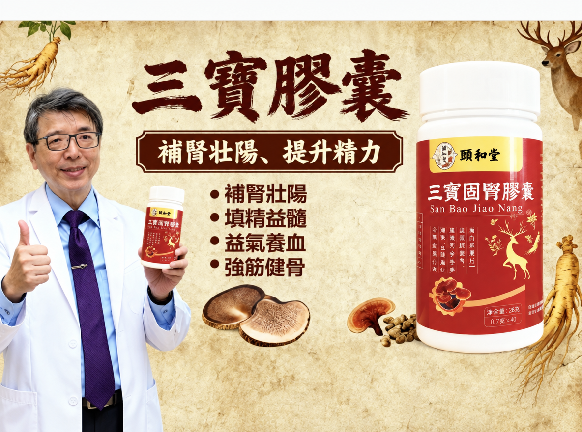 三寶固腎膠囊,男人的加油站!讓你健康每一天! 三寶固腎膠囊,男人的加油站!讓你健康每一天!